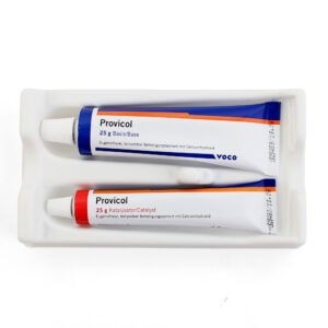 VOCO Provicol Calcium Hydroxide Temporary Crown & Bridge Cement 1075, 25g Base & 25g Catalyst